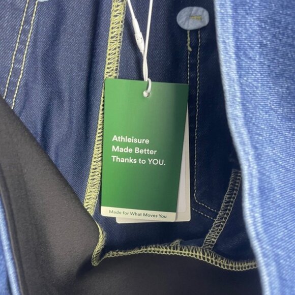 Halara Pull On Wide Leg Jeans Womens Size L Minimalist Lounge Comfy Normcore - Picture 12 of 12